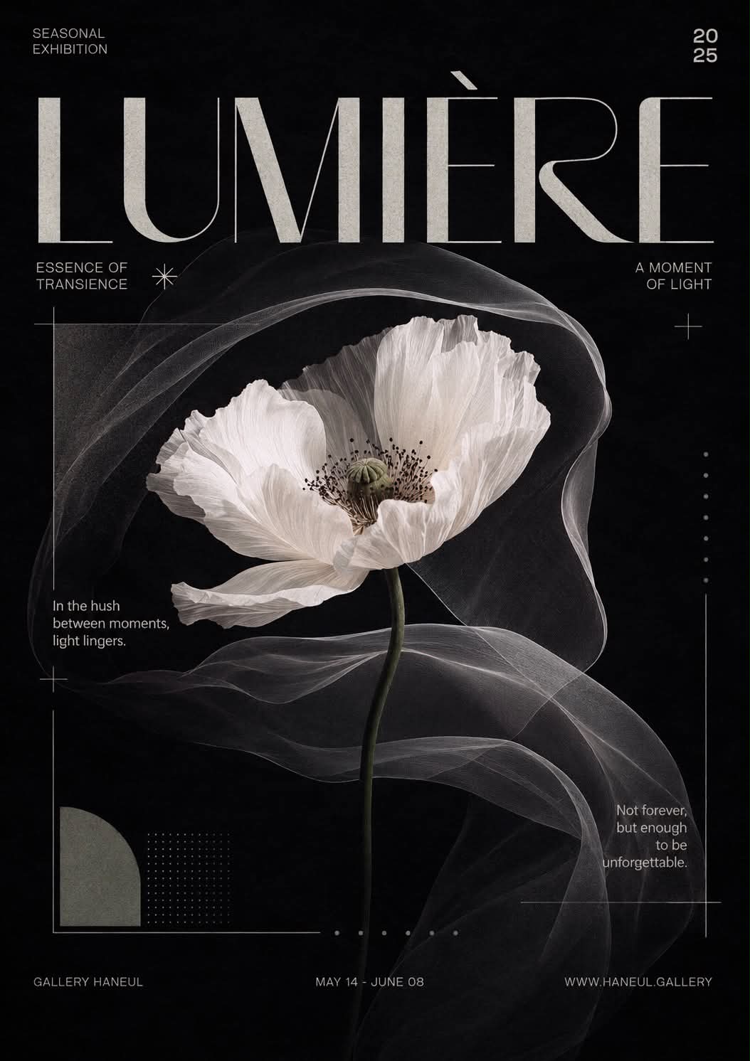 Lumière graphic poster